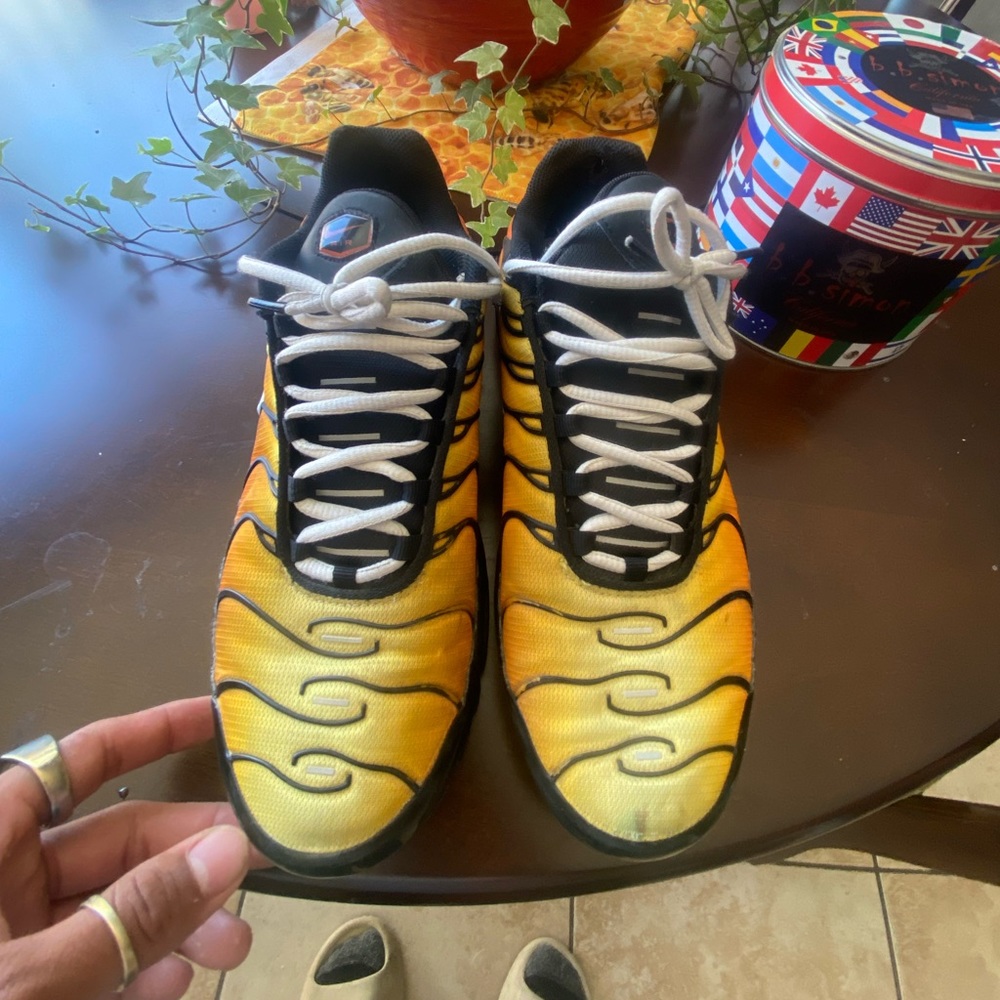 The Nike Air Max Plus Tiger is a stylish comfortable sneaker a bold tiger stripe